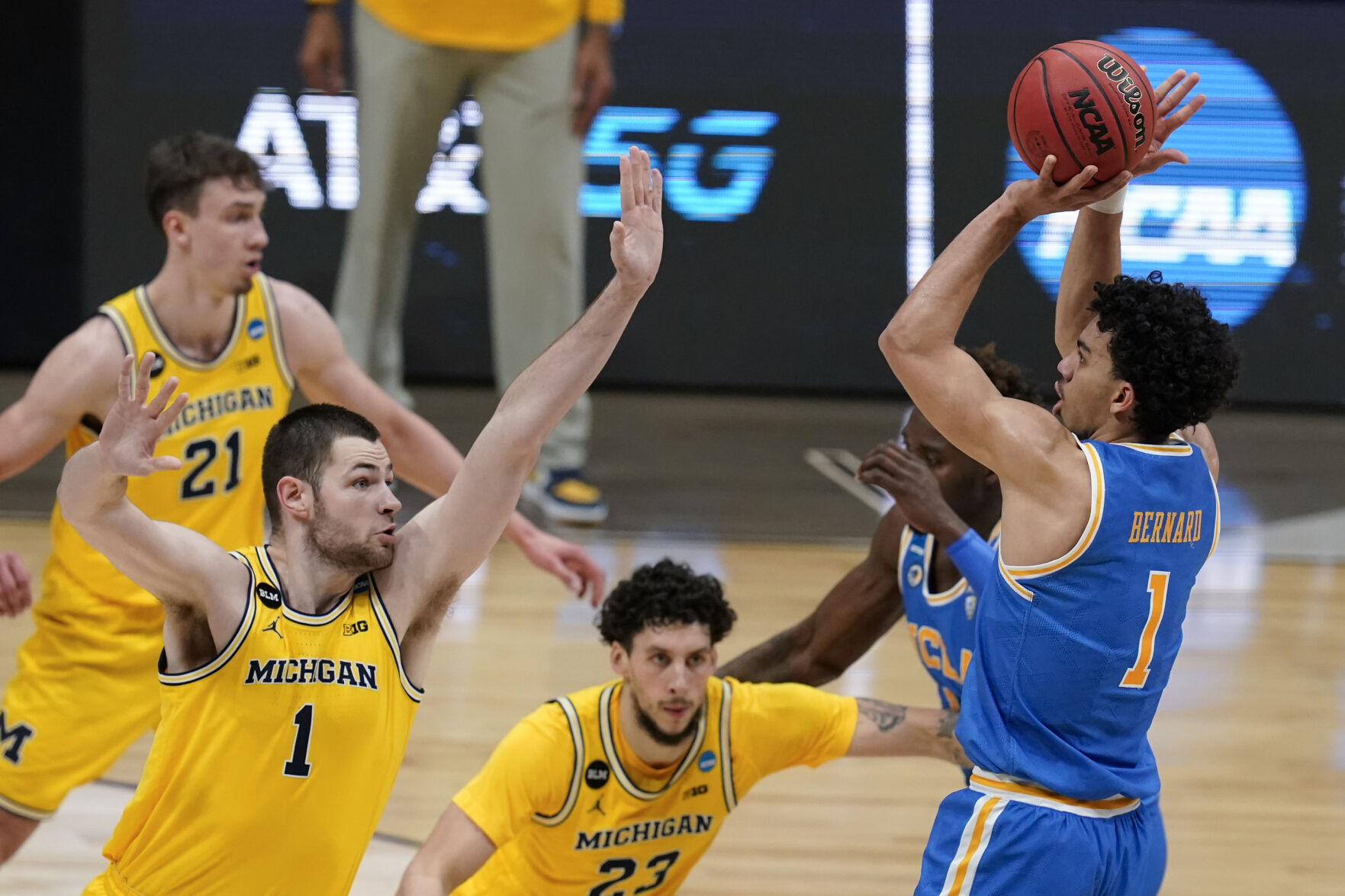NCAA UCLA Michigan Basketball